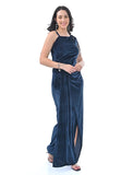 Dark Blue codroy velvet dress