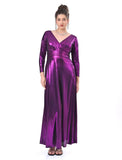 Purple metallic dress