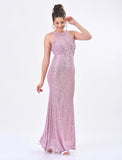 Baby Pink sequin dress