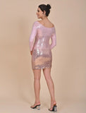 Light Pink Sequin dress