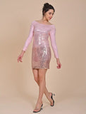 Light Pink Sequin dress