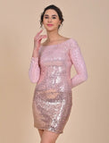 Light Pink Sequin dress