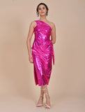 Pink Metallic dress