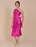 Pink Metallic dress