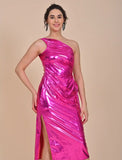 Pink Metallic dress